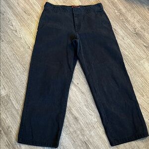 Dickies Black Wide Leg Pants Size 29 Skater Workwear Y2K Carpenter Style